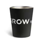 YUMEMIのGROW with YUMEMI（白ロゴ） Thermo Tumbler