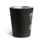 Siderunの館 B2の和柄 DE ドクロ Thermo Tumbler