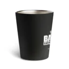 Military Casual LittleJoke のTanashi Bacchus White Logo Thermo Tumbler