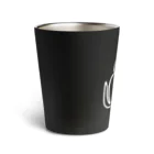 ののの猫屋敷の【はんぺん】 Thermo Tumbler