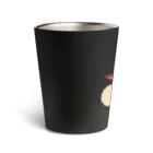 犬グッズの店しえるぶるーの折り鶴　ペキニーズ　赤 Thermo Tumbler