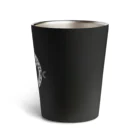 KIKITEKI_LABORATORYの魔法陣×六芒星×猫目玉 white Thermo Tumbler