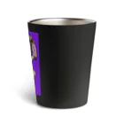 あやしいおばさん くろまめさんの○ュアアルコール（クラ○ナー）パープル Thermo Tumbler