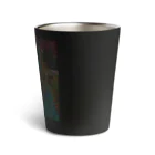 水草のサイバーな都市の地図 Thermo Tumbler