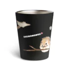 M's_snowflakesのエゾモモンガ　ももちゃん Thermo Tumbler