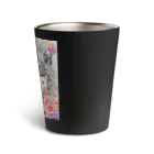 Jj-O_O-Jjの【母の日オススメ】聖母と神猫〜薔薇園〜 Thermo Tumbler