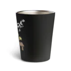 ウーパールーパーの館の黒⚫️ぐい飲みタンブラー(ウパと仏さまと私) Thermo Tumbler