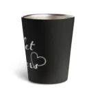 Saori_k_cutpaper_artのBallet Lovers white Thermo Tumbler