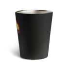 ことり屋のドット虹レインボー Thermo Tumbler