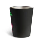 でおきしりぼ子の実験室の仲良し😃🍒😃さくらんぼ Thermo Tumbler