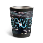 (株)えくぼの[BLUECAVEロゴ] Thermo Tumbler