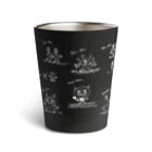 やまんか商店のIKEDA POPO×YMNKコラボ（ホワイト） Thermo Tumbler