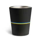 サトオのウクライナ国章　国旗カラーライン Thermo Tumbler