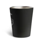 ブルーカメラのシンプルTシャツ屋のワーゲンバスでどこ行く？Tシャツ Thermo Tumbler