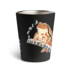 LalaHangeulの弾き蛙(ヒキガエル) Thermo Tumbler