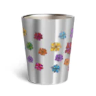 うめぼしととまととごはん。のにゃんこ花畑。 Thermo Tumbler