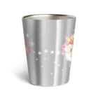 ☆弥＠怪我猫×2保護中の純喫茶ヌッコ★プリンアラネコダヨドーモ Thermo Tumbler