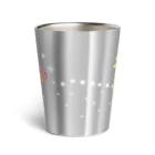 ☆弥＠怪我猫×2保護中の純喫茶ワンコ★メロンクリームポメソーダ Thermo Tumbler