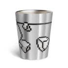 モーモーデザインのドット絵ウメワリくん Thermo Tumbler