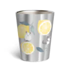 チンチラ雑貨MarkCrownのチンチラ Lemon Thermo Tumbler