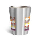 ゆっしーのつながるゆかいないきものたちのつながる森と海(紅葉) Thermo Tumbler