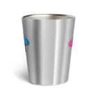 とおにゅう屋のきのこまる（ピンク・黄色・青色） Thermo Tumbler