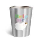 モルモットの家族　もるもるも　オリジナルグッズのモルモットのもこ　HELP ME サーモタンブラー Thermo Tumbler