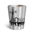 ASHINO official goodsのシティロゴ タンブラー シルバー Thermo Tumbler