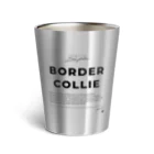 【お店】ボーダーコリーのモクのBorder Collie wa KAWAII(黒プリントver.) Thermo Tumbler