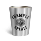 LEELA 〜 official shop 〜のCHAMPLE SPIRIT 〈ブラックプリント〉 サーモタンブラー