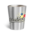 シロクマデザインのボッチャチーム　Tricolorers ロゴアイテム Thermo Tumbler