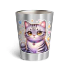 Stellaのアメショーのメイちゃん　キュート猫シリーズ Thermo Tumbler