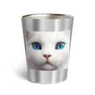 Mystic Blueの猫のMystic Blue Thermo Tumbler