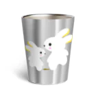 虹色PLUSのウサたまごちゃん Thermo Tumbler