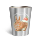 Ralriruのうさぎのクリームいちご乗せ Thermo Tumbler