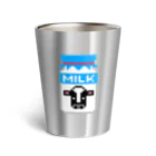 すとろべりーガムFactoryのドット牛乳 (レトロ瓶) サーモタンブラー