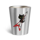 アトリエかのの黒猫ロックVギター Thermo Tumbler