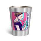 ことり屋の眼鏡をはずす女 Thermo Tumbler