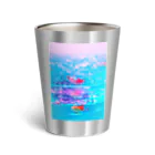 NEON LIGHT STARSの透明金魚タテ Thermo Tumbler