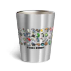 【ドット絵】ネコブレ商店のピクセルバード・集 Thermo Tumbler