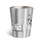 イラスト MONYAAT のCT120 やみねこ、ろっぽのドキドキAbg Thermo Tumbler