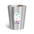 CHIMNEY雑貨店のぬいぐるみとななしのおばけちゃん Thermo Tumbler