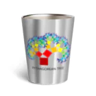 ζWalker/Shiunのピタゴラス・ツリー Thermo Tumbler