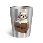 犬グッズの店しえるぶるーの箱入りシーズー Thermo Tumbler