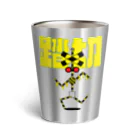 ゴロニャーのダサT屋さんの踏切 カンカンくん 踏切ボーイズへプレゼント Thermo Tumbler
