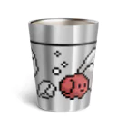 モーモーデザインのドット絵ウメワリくん Thermo Tumbler