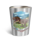 すとろべりーガムFactoryのティラノサウルス Thermo Tumbler