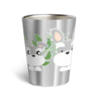 シュナウザーシュナウザーのふんわりならぶシュナ Thermo Tumbler