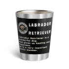 Lab Lab Lab ♡きゅん♡なラブラドールのチョコLAB（ラブラドール）♡サーモタンブラー サーモタンブラー