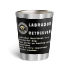 Lab Lab Lab ♡きゅん♡なラブラドールのイエローLAB（ラブラドール）♡サーモタンブラー Thermo Tumbler